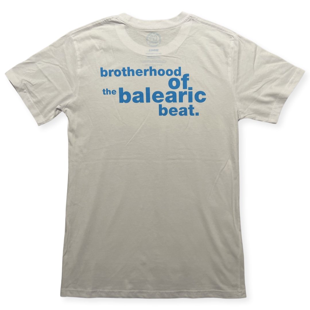 Statement T-Shirt S/S (Mens) : White/Aqua - Front View | Syd & Rex