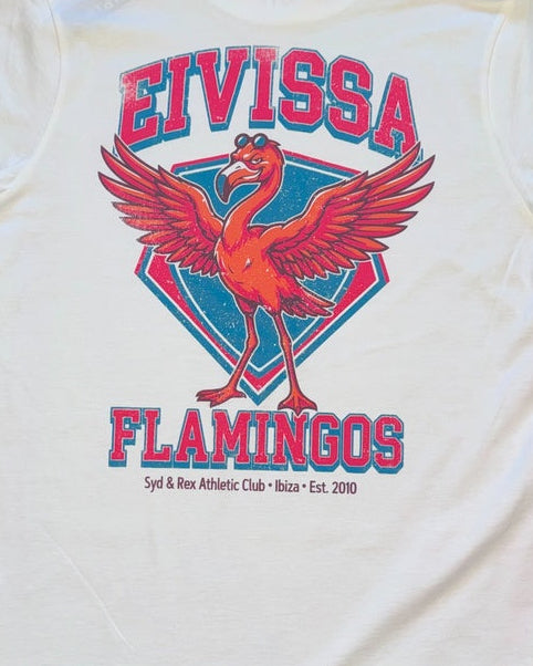 "Flamingos" T-Shirt (S/S) - Back View | Syd & Rex