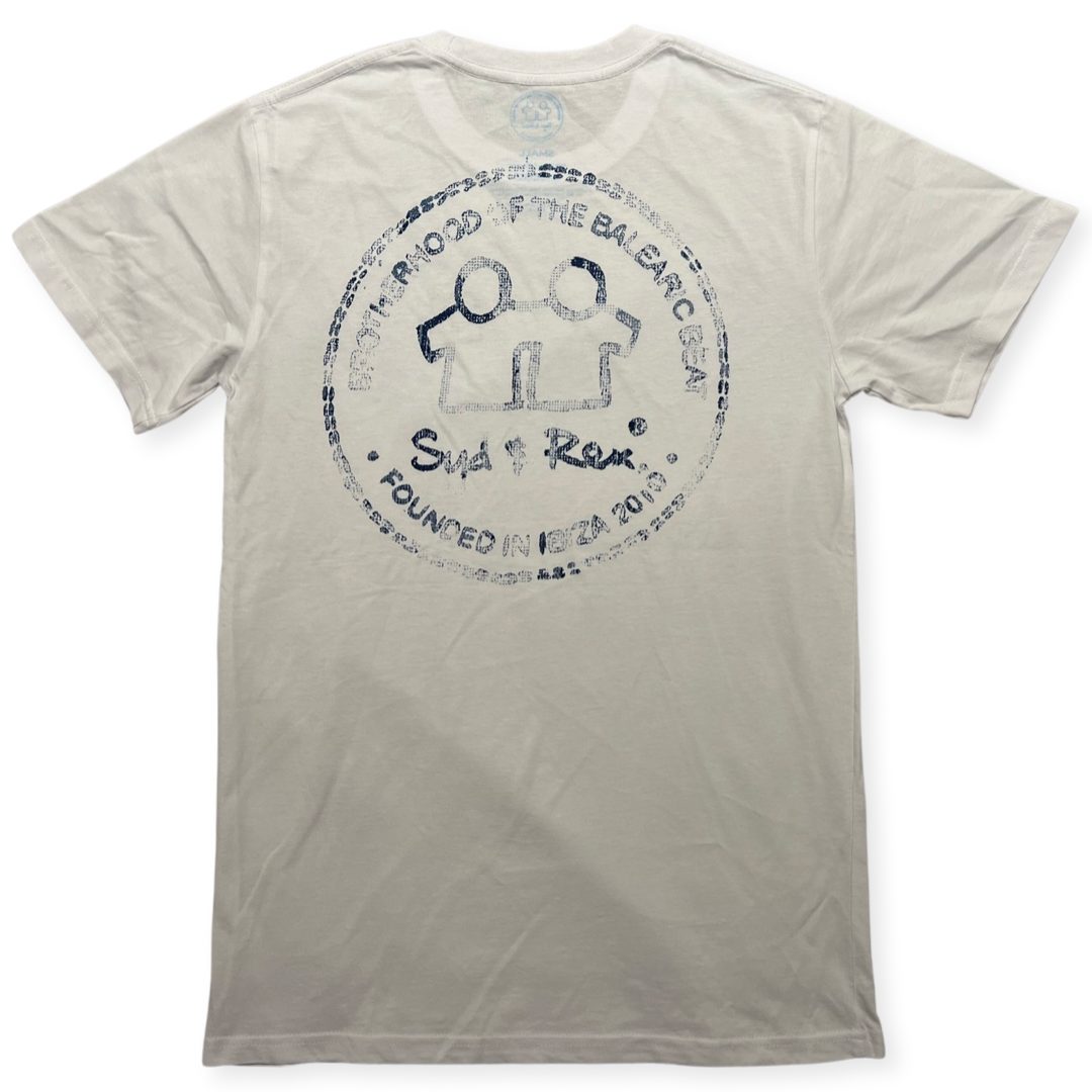 Watermark T-Shirt S/S (Mens) : White - Front View | Syd & Rex