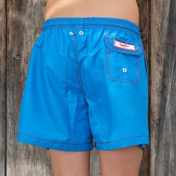 "Solid Rock" Swim Trunks (Boys) : Royal - Detail View | Syd & Rex