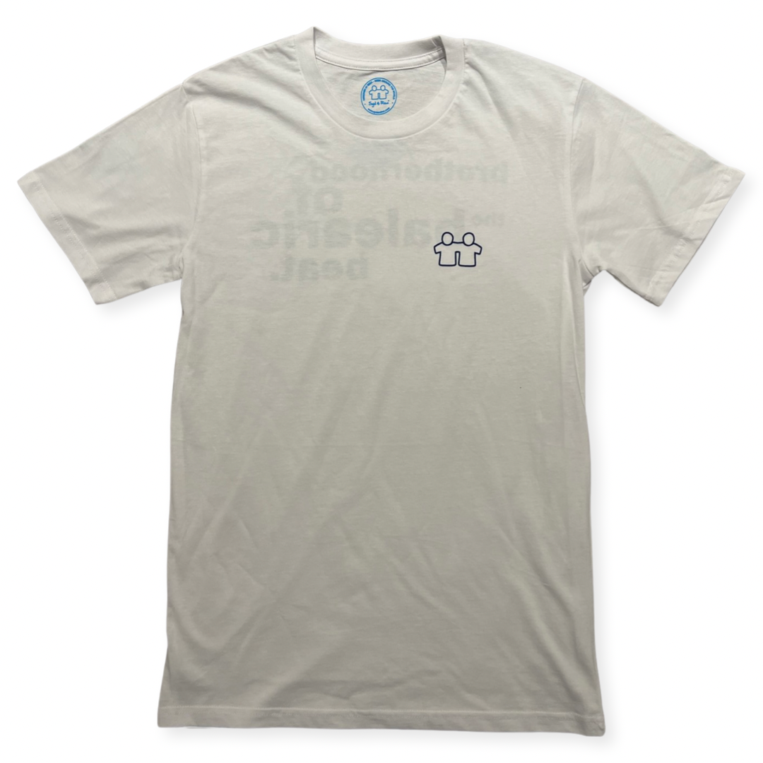 Statement T-Shirt S/S (Mens) : White/Blue