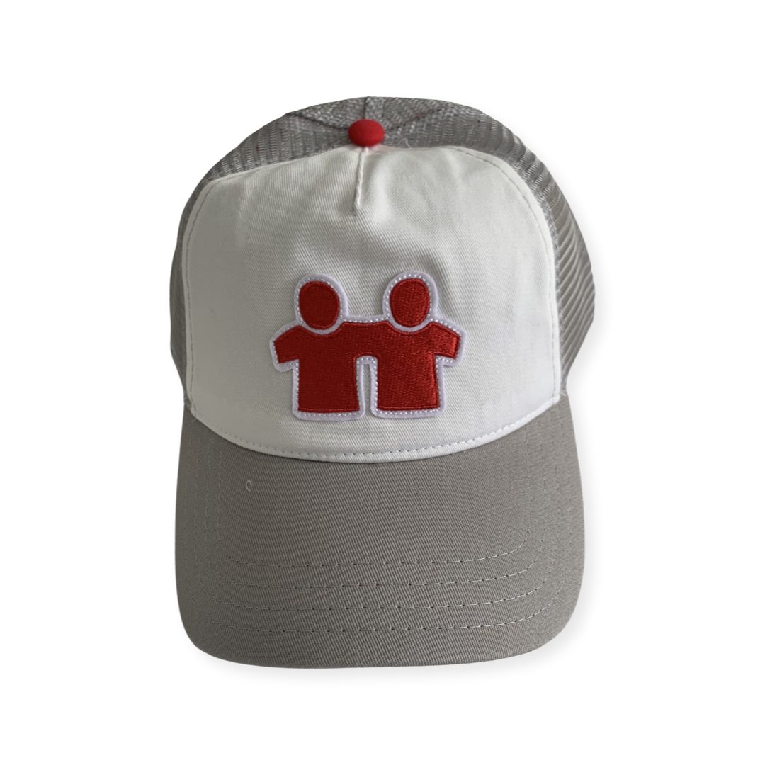 Syd & Rex BH Icon trucker cap — front view with embroidered logo