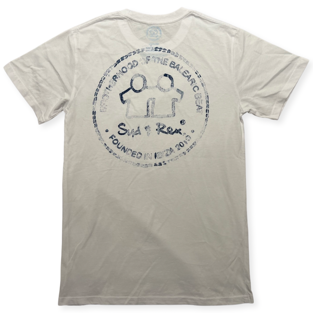 Watermark T-Shirt S/S (Mens) : White