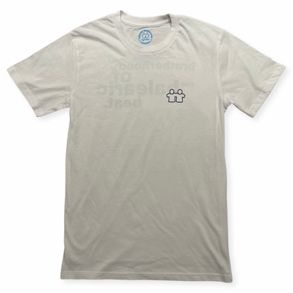 Statement T-Shirt S/S (Mens) : White/Blue